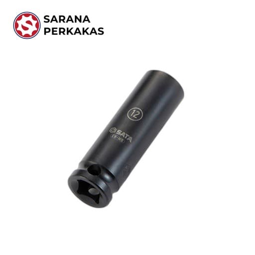 SATA 3/8Inch Dr. 6PT. Impact Deep Socket 18 mm